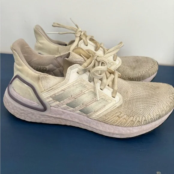 adidas gazelle silver green womens adidas UltraBoost 20 Running Shoes - Mens - White main image 0